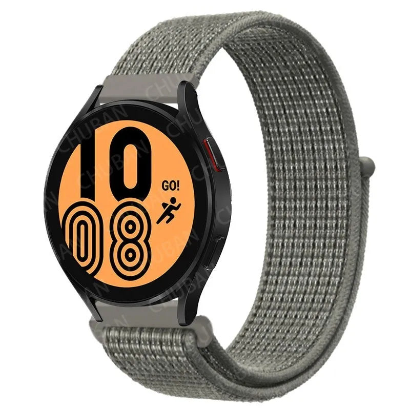 Nylon loop For Samsung Galaxy Watch 6 5 Pro/4/classic/gear s3 frontier/active Sport Bracelet Huawei watch gt2 3 22mm 20mm Strap