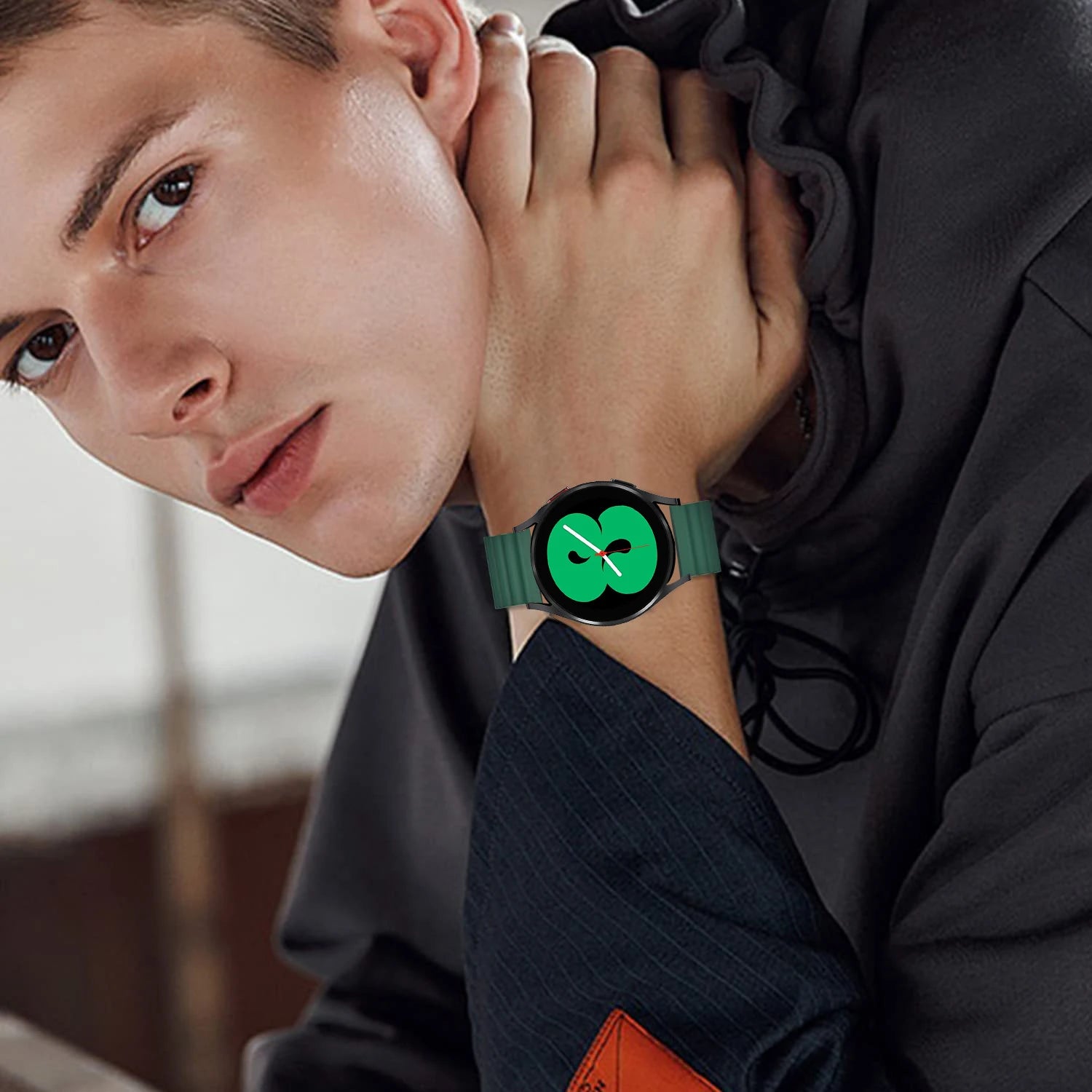 Universal Silicone Magnetic Watch band 16mm 18mm 20mm 22mm Quick Release Waterproof Durable Soft Smartwatch band For Men Women