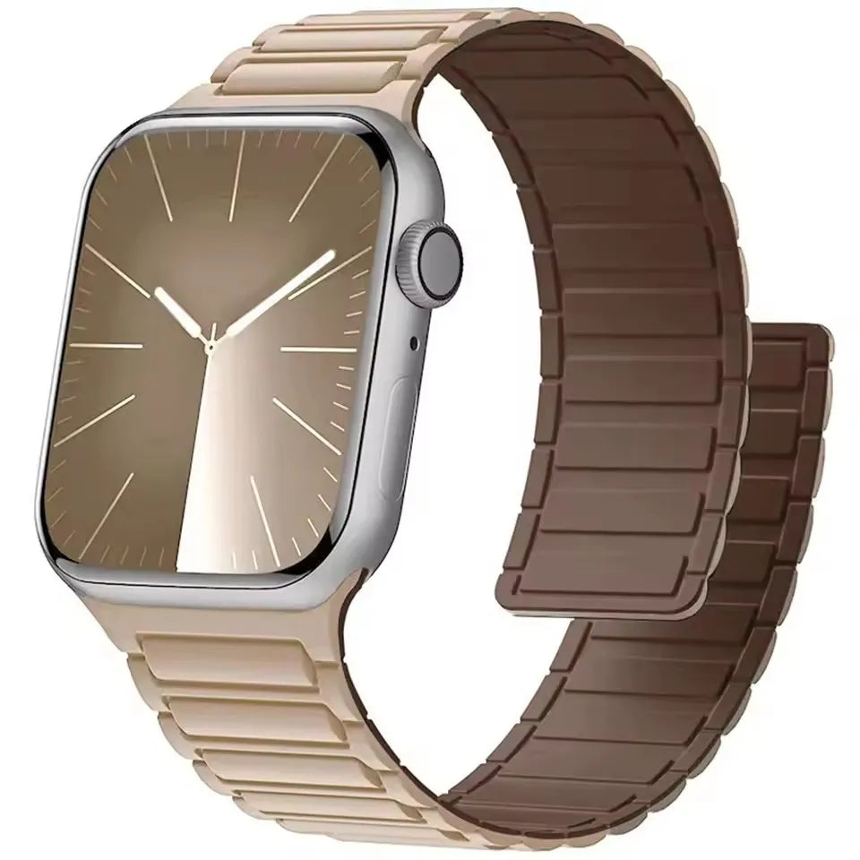 Magnetic band for Apple Watch Ultra 2 49mm band 46mm 45mm 42mm 41mm 44mm Sport Silicone band Apple Watch Series 10 9 8 7 6 SE 5 4