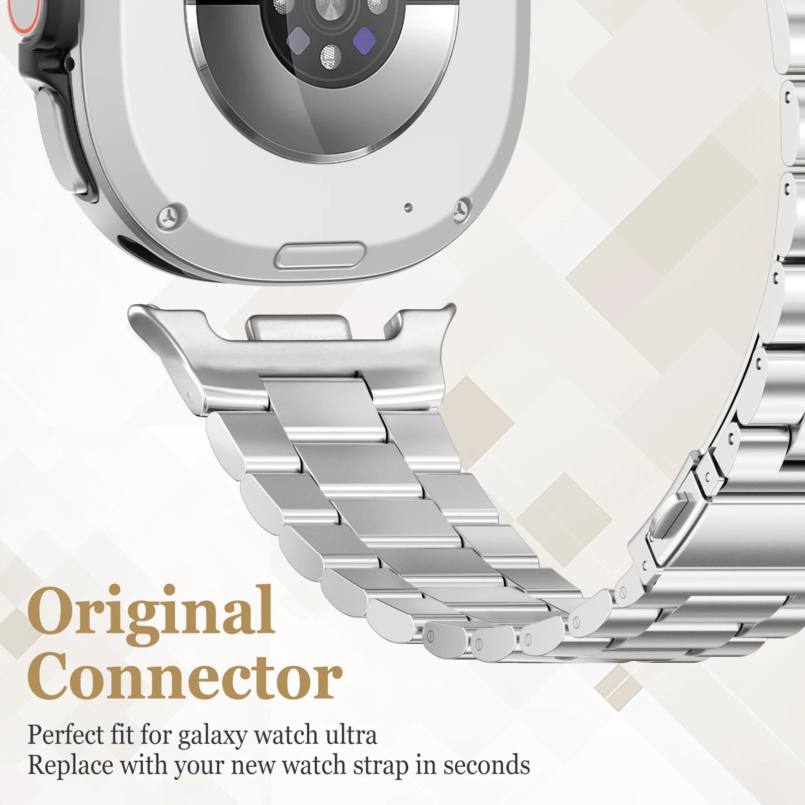 Stainless Steel Strap For Samsung Galaxy Watch 8 classic 46 Metal Watchband Bracelet Correa For Galaxy Watch8 40 44mm Ultra band