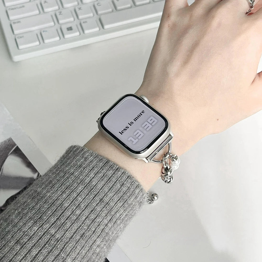 Adjustable link band For Apple Watch band Series Ultra 11 10 9 8 7 6 5 4 3 2 1 SE 38mm 40mm 41mm 42mm 44mm 45mm 46mm 49mm