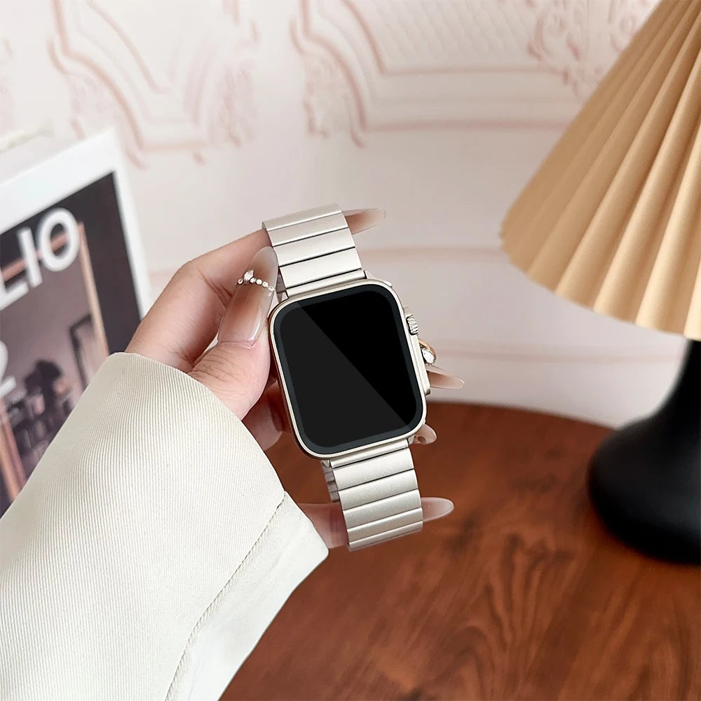 Stainless steel band for Apple Watch band 49mm 45mm 41mm 44mm 40mm 42mm 38mm metal bands Apple Watch Ultra 11 10 9 4 5 SE 6 7 8