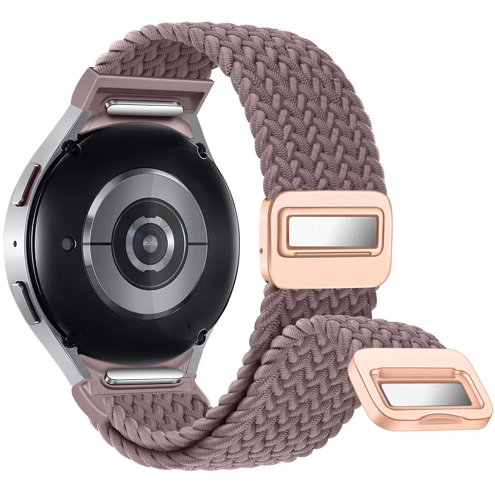 No Gaps Band For Samsung Galaxy Watch 7 6 4 classic/5 pro 47mm 44mm 40mm Braided solo loop Magnetic bracelet Galaxy watch6 strap