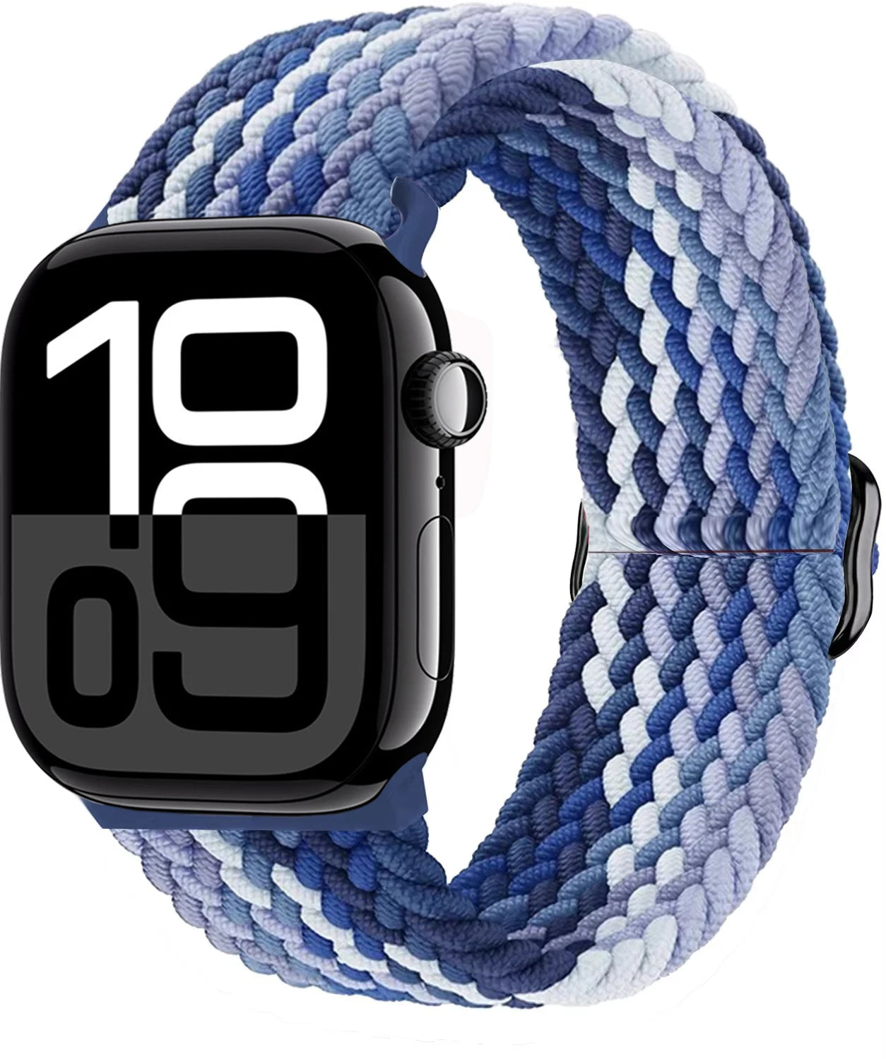 Braided Nylon band For Apple Watch Ultra 49mm 46mm 45mm 44mm 42mm 41mm 40mm Elastic band Apple Watch 11 10 9 8 7 SE 4 5 6 Belt