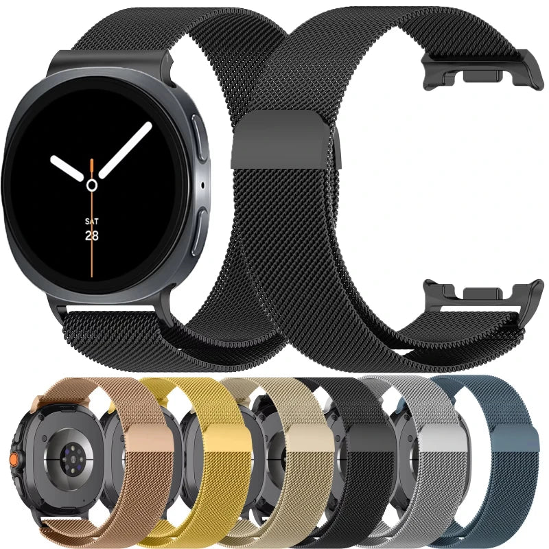Milanese Loop For Samsung Galaxy Watch 8 Classic 44mm-40mm Band Wristband Stainless Steel Magnetic Bracelet Galaxy 8 46mm Strap