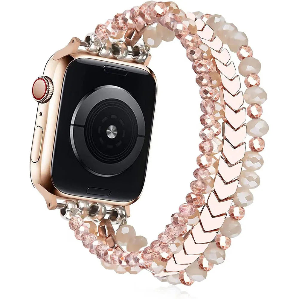 band Link Beads band For Apple Watch band For Women 38mm 40mm 41mm 42mm 44mm 45mm 46mm 49mm