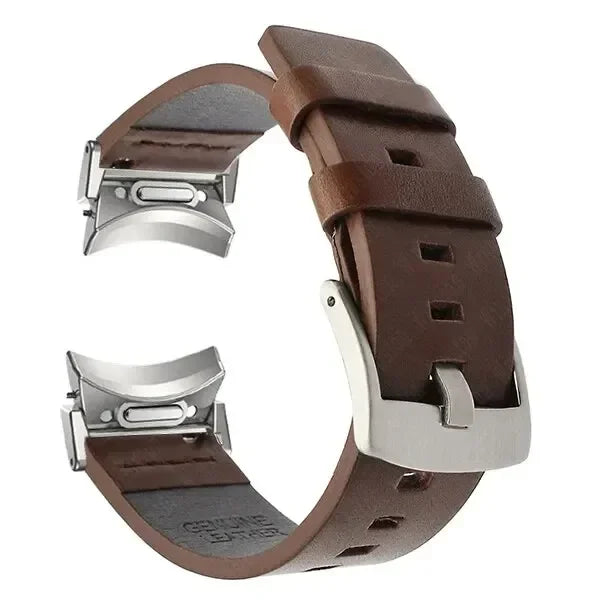 No Gaps Leather Strap For Samsung Galaxy Watch 7 6 Classic 47mm 43mm 6/5/4 40mm 44mm 5Pro 45mm Quick Fit Band Accessories