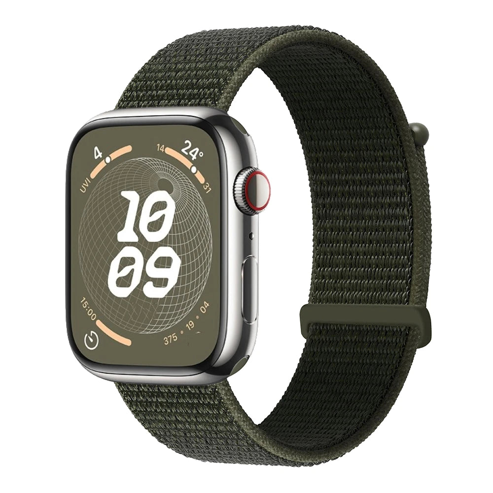 Nylon band for Apple Watch 11 10 46mm 42mm Ultra 3 2 49mm Breathable Replacement Wristband Apple Watch 9 8 7 6 5 SE3 45mm 41mm 44mm