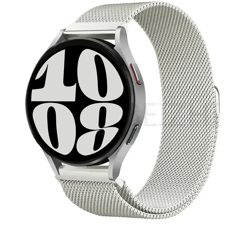22mm 20mm band for Samsung Galaxy Watch 5-pro-6-4-Classic Milanese loop Metal magnetic starlight bracelet Huawei GT 4-3-2e strap