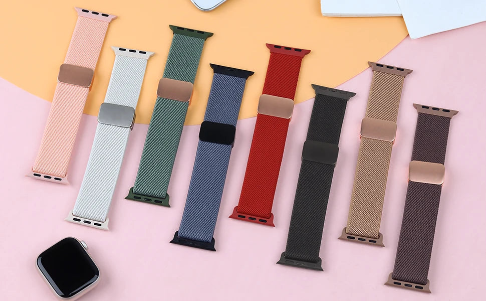 Magnetic band For Apple Watch band 11 42mm 46mm 44mm 40mm 41mm 45mm 49mm Elastic band Apple Watch Series Ultra 3 2 9 8 SE 3 10