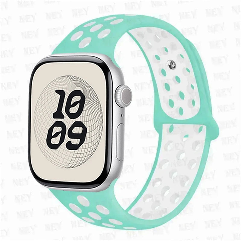 For Apple Watch 11 band S11 46mm 42mm 45mm 44mm 49mm 40mm 41mm Silicone band Sport band Apple Watch Series 10 8 7 6 5 9 SE Ultra3 2