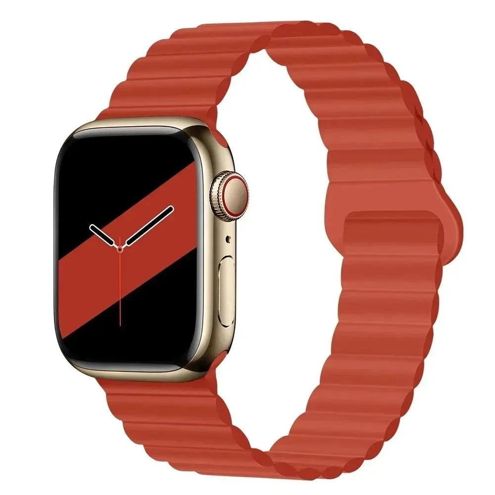 Magnetic band Silicone Sport band For Apple Watch 41mm 42mm 44mm 45mm 46mm 49mm Apple Watch Series 11 10 9 8 7 6 5 4se