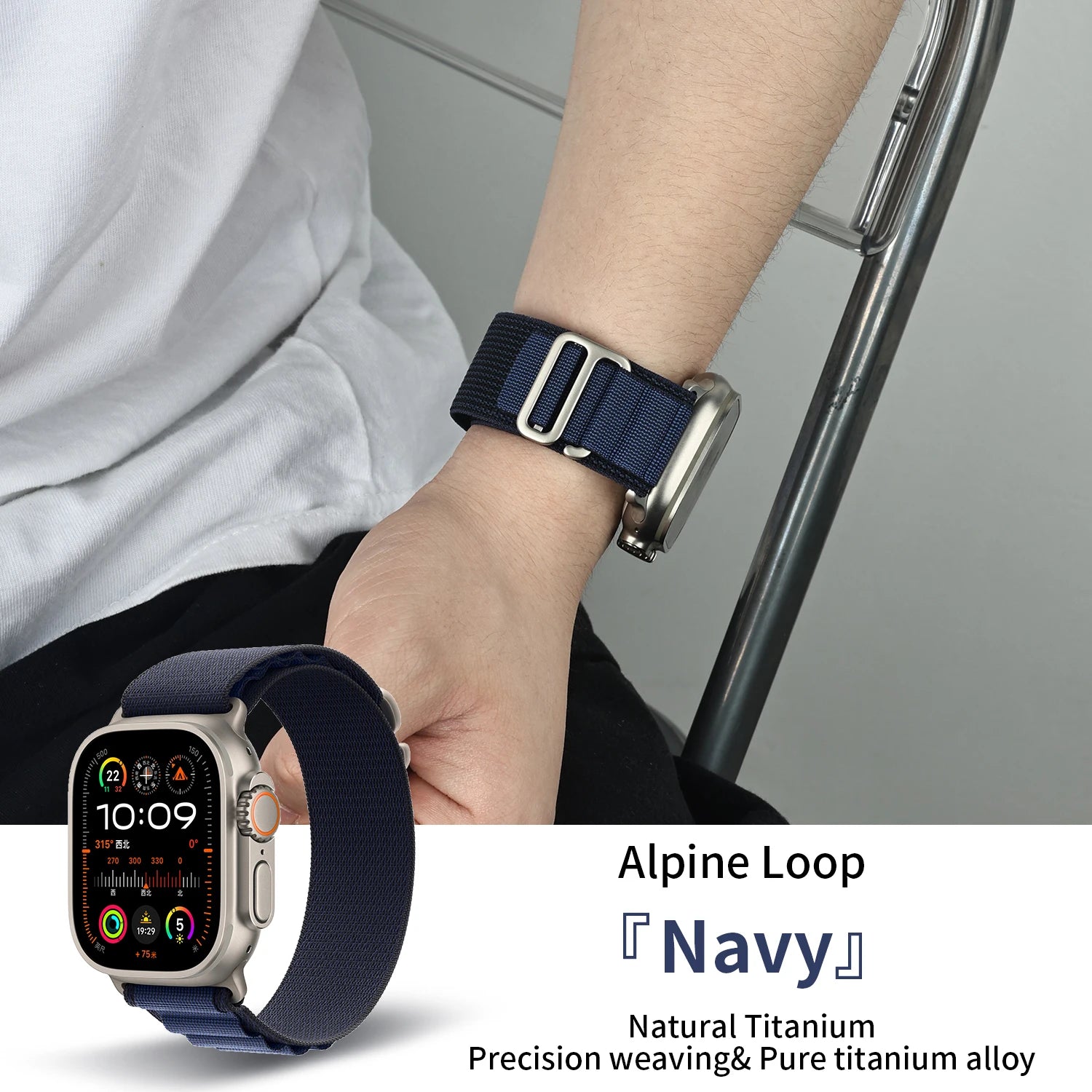 2025 New Suitable for Apple Watch High Quality Nylon band Alpine Loop For Watch Series 10 9 8 7 Ultra 2 band Apple Watch 49mm 46mm