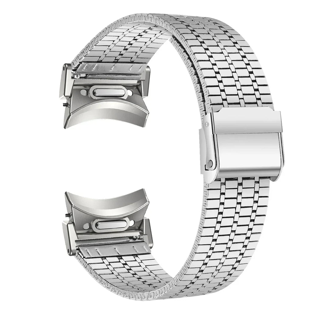 No Gaps Stainless Steel Strap for Samsung Galaxy Watch 7 6 5 4 40mm 44mm 6 4 Classic 47mm 43mm Metal Bracelet for 5Pro 45mm Band