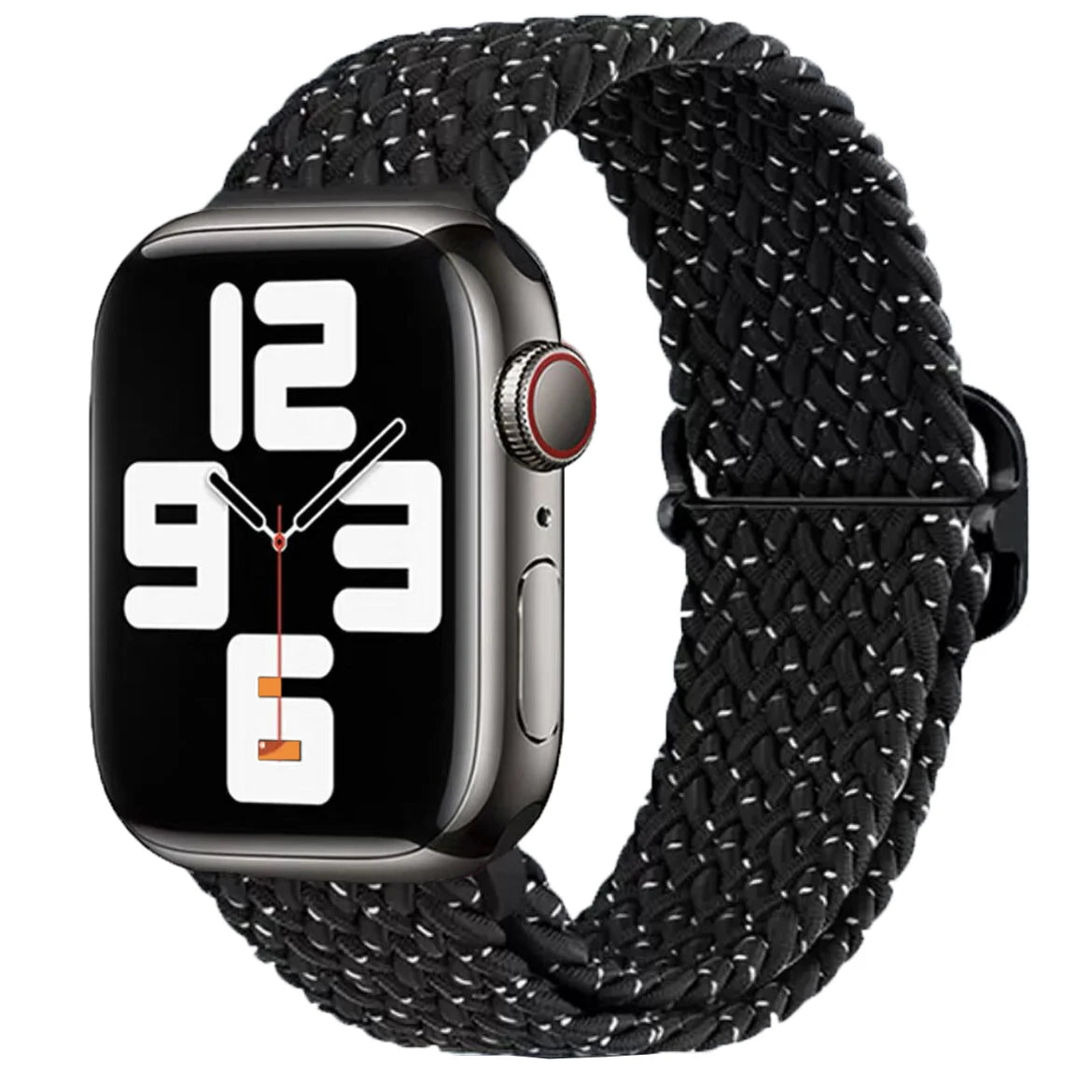 Braided Loop For Apple Watch band 49mm 44mm 45mm 41mm 42mm 38mm 40mm Elastic Solo band Apple Watch Ultra Series 7 SE 3 6 8 Band