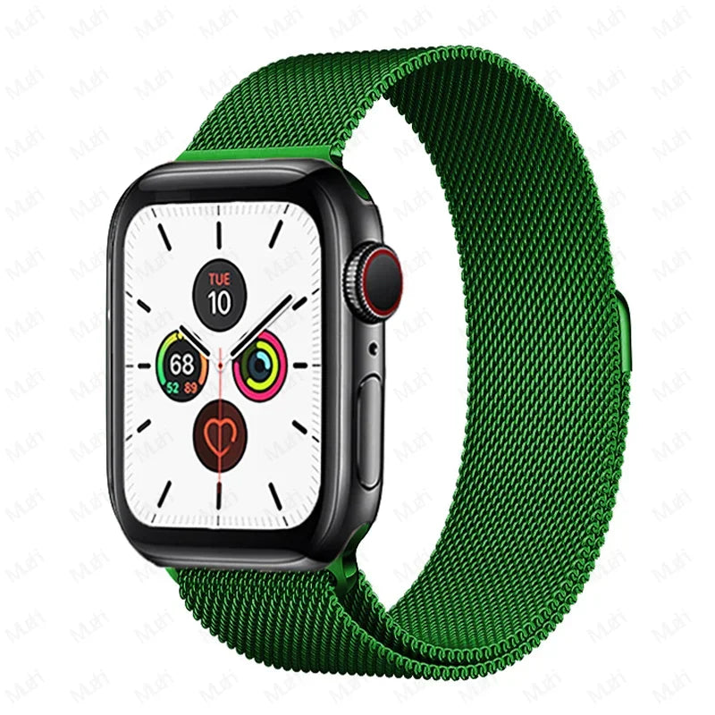 Milanese Loop for Apple Watch band 44mm 40mm 45mm 41mm 42mm 38mm 44mm band Ultra 2 49mm metal band Apple Watch Series 9 8 7 6 SE 5 4 3
