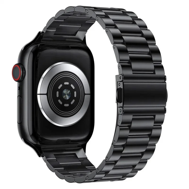 Stainless Steel band for Apple Watch band 44mm 45mm 38mm 42mm 40mm 41mm metal link band Apple Watch Series 9 10 8 7 6 5 4 SE Ultra 49mm m