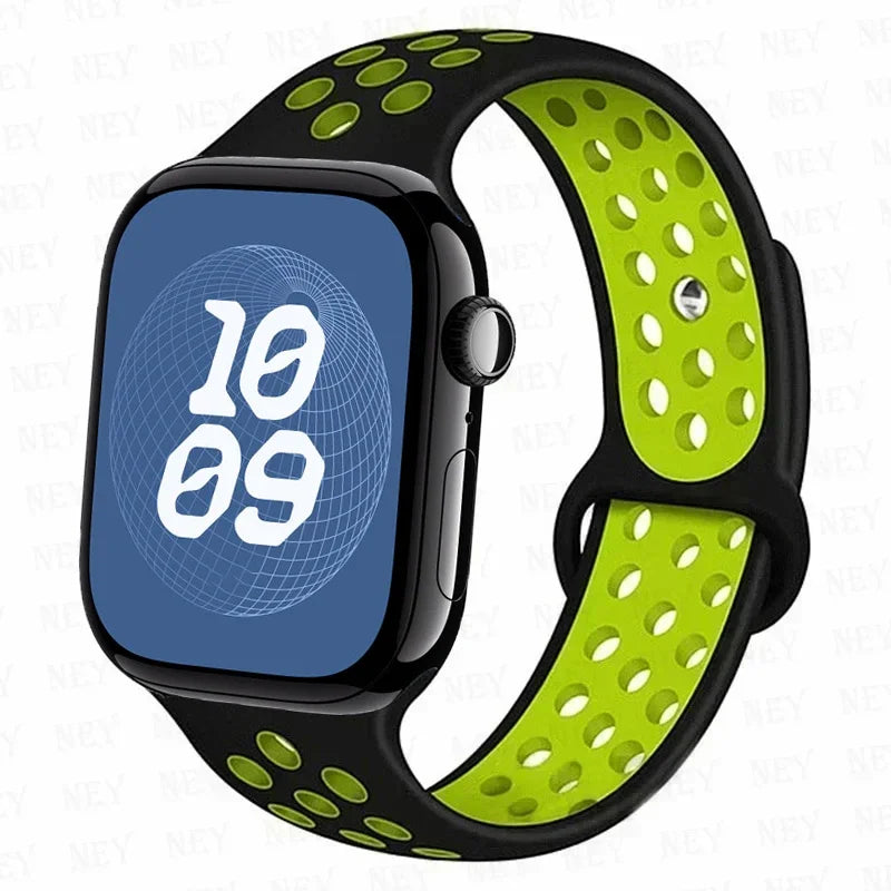 For Apple Watch 11 band S11 46mm 42mm 45mm 44mm 49mm 40mm 41mm Silicone band Sport band Apple Watch Series 10 8 7 6 5 9 SE Ultra3 2