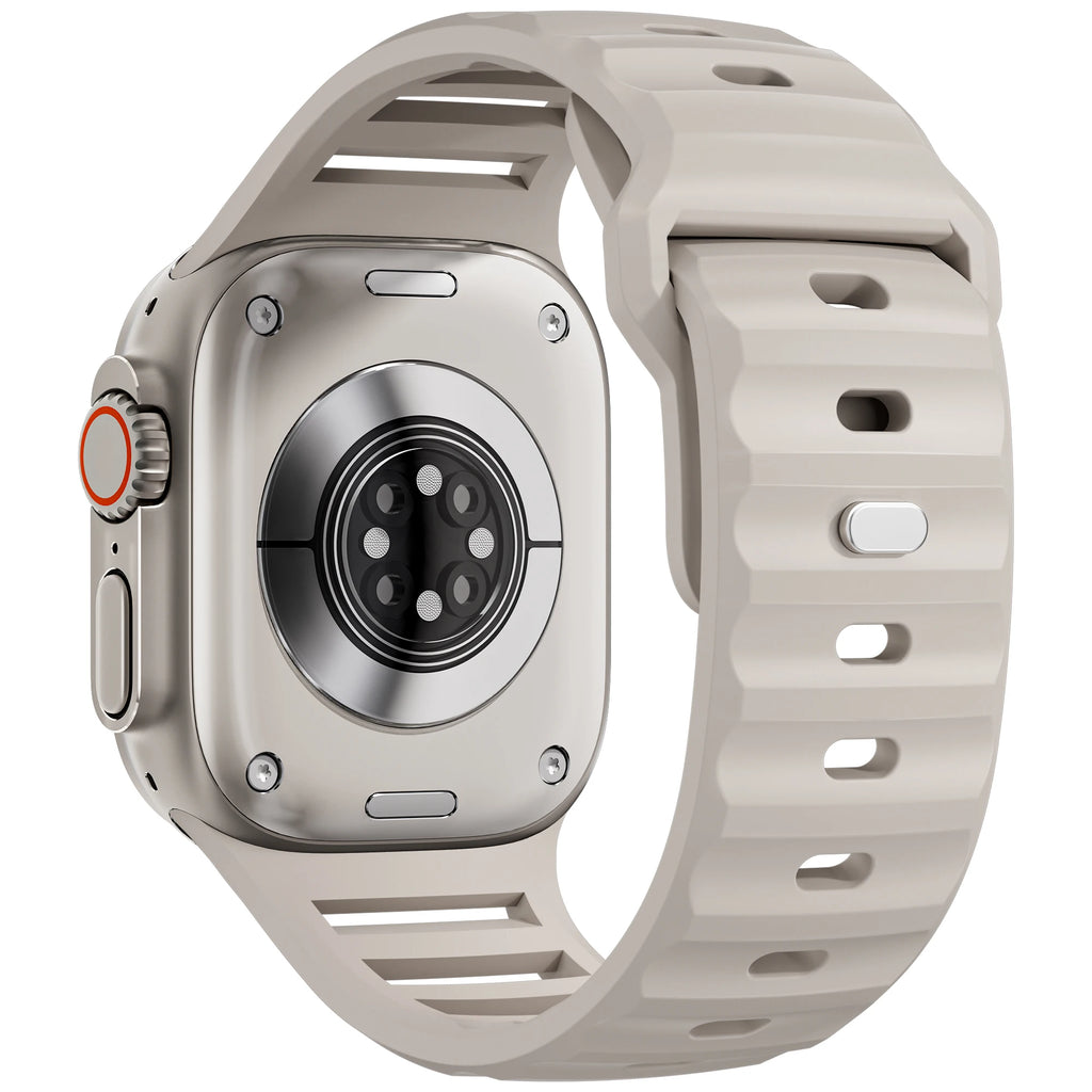 Silicone band for Apple Watch Ultra 2 3 band 49mm 45mm 44mm 42mm 46mm accessories correa band Apple Watch 11 10 9 8 7 6 SE 5 4