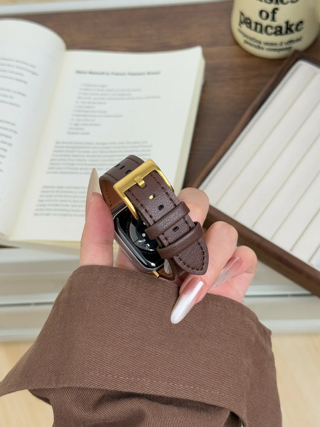 Leather loop Correa For Apple Watch band Series Ultra 11 10 9 8 7 6 5 4 3 2 1 SE 38mm 40mm 41mm 42mm 44mm 45mm 46mm 49mm band