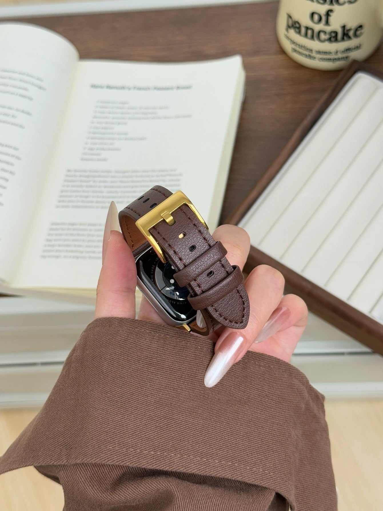 Leather loop Correa For Apple Watch band Series Ultra 11 10 9 8 7 6 5 4 3 2 1 SE 38mm 40mm 41mm 42mm 44mm 45mm 46mm 49mm band