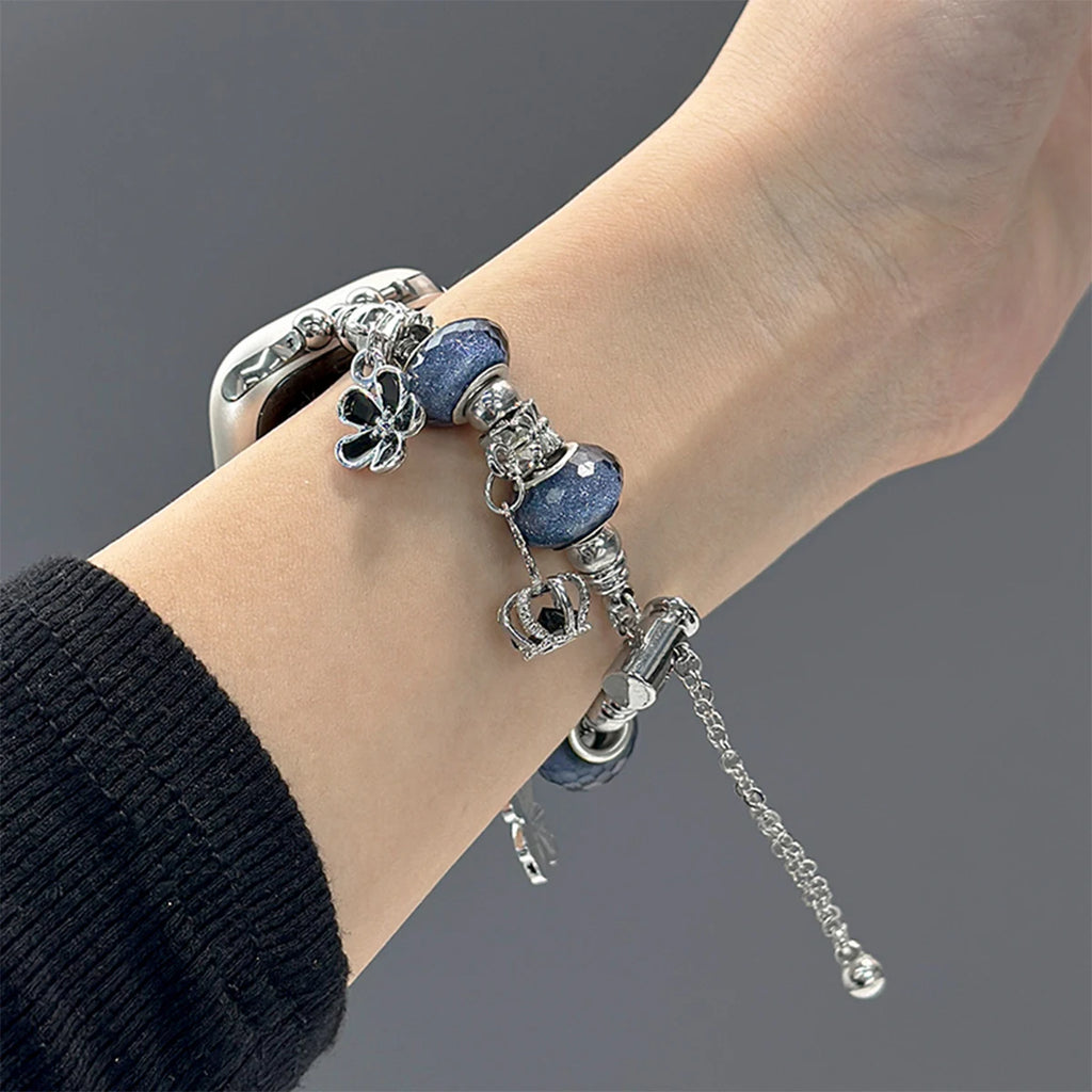 Jewelry band for Apple Watch Series 10 band 46mm 42mm 41mm 45mm 44mm 38mm 40mm Women Bling metal band Apple Watch Series 9 8 7 6 SE Ultra