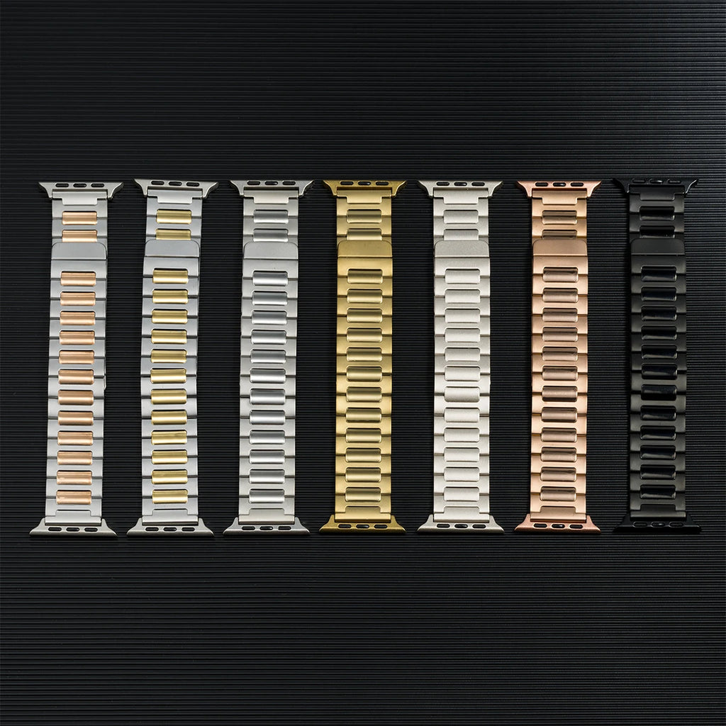 Magnetic Stainless Steel band for Apple Watch band 46mm 45mm 44mm 49mm metal belt band for Apple Watch 10 9 8 7 6 3 5 SE Ultra 2