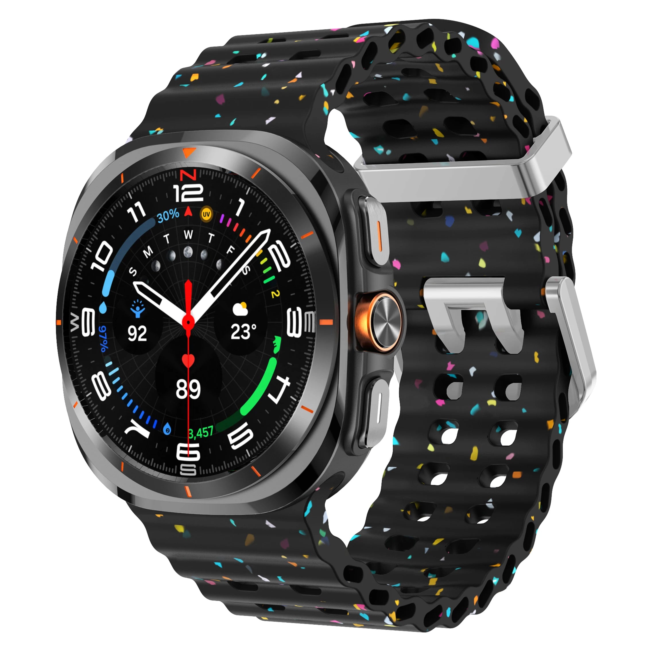 Silicone Breathable Strap For Samsung Galaxy Watch Ultra 47mm Marine Wristband Bracelet Galaxy Watch Ultra(2025) 47mm Watchband