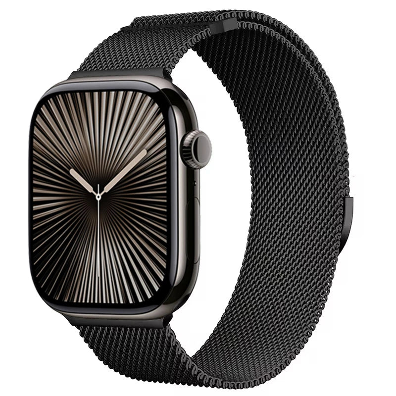 Milanese Loop band For Apple Watch band 46mm 40mm 41mm 45mm 49mm 42mm Correas bands Apple Watch Series 11 10 9 SE 3 7 8 Ultra 3