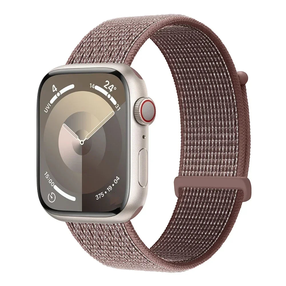 Nylon Loop band For Apple Watch 11 10 9 8 7 46mm 45mm 42mm 41mm Ultra 3 2 49mm Braided band Apple Watch 6 5 4 SE3 44mm 40mm Belt