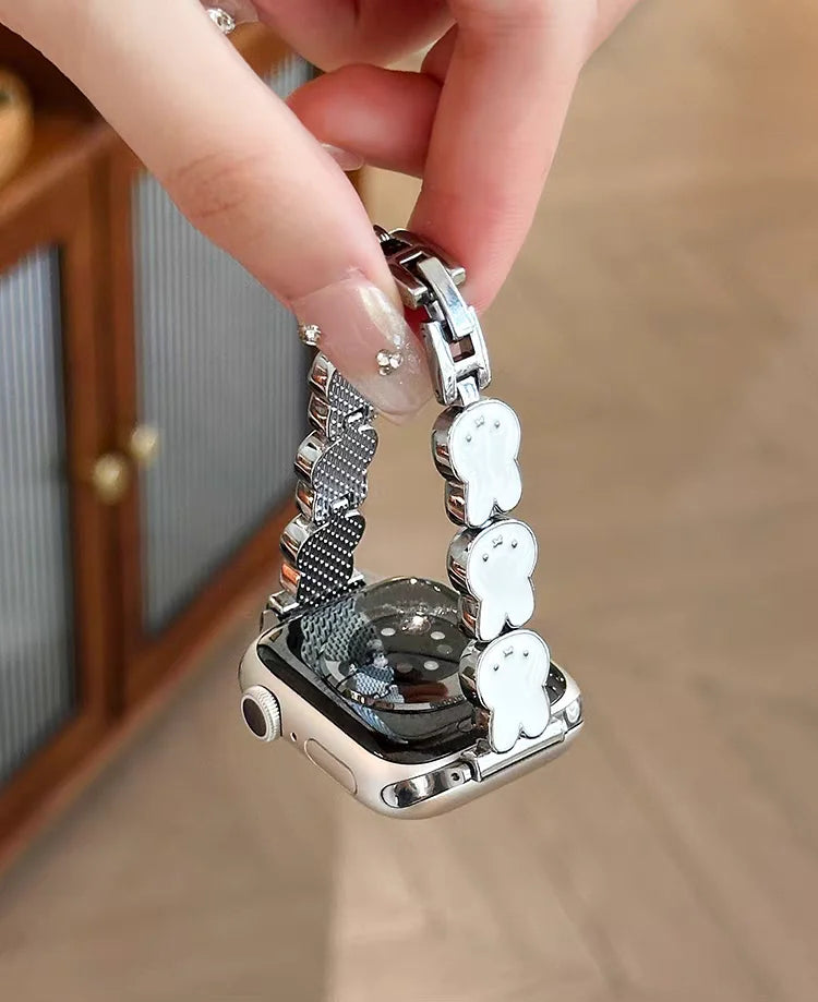 Nice band For Apple Watch band link women Series 11 8 7 6 10 9 40mm 41mm 38mm 42mm 44mm 45mm 46mm band