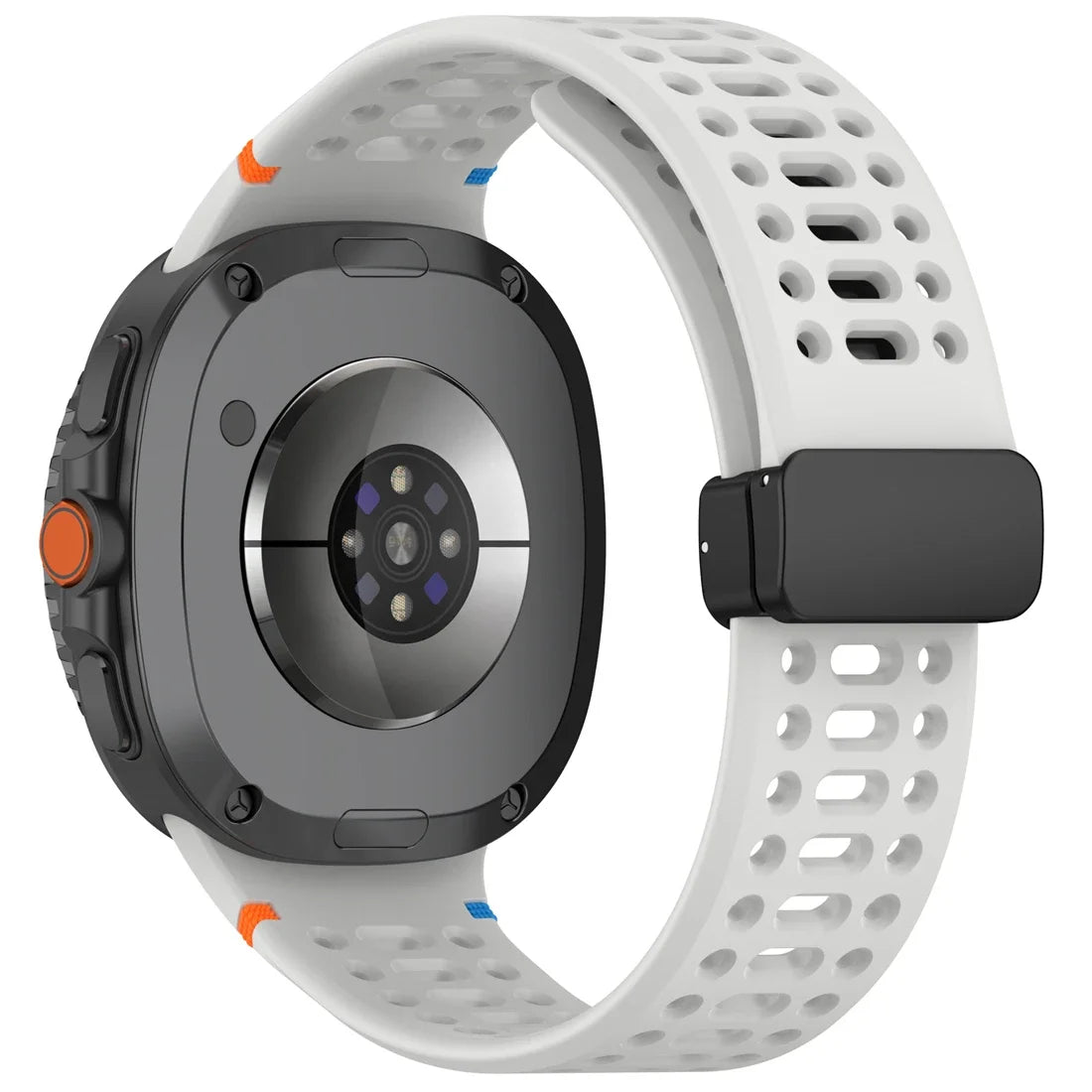 Air Hole Strap for Samsung Galaxy Watch 8 40mm 44mm Silicone Magnetic Buckle Wristband for Galaxy Watch 8 Classic Accessories