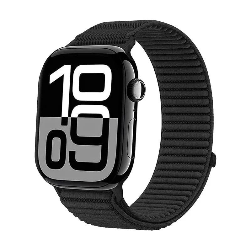 Nylon loop for Apple Watch band Series 10 9 8 7 6 5 4 SE Ultra2 49mm 46mm 45mm 44mm 42mm 41mm 40mm Belt band Correa Apple Watch band