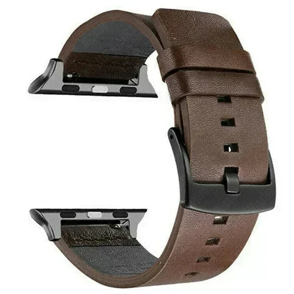 Leather band for Apple Watch Ultra 2 band 49mm S10 46mm 9 8 7 45mm 41mm High Quality band for Apple Watch Series 6 SE 5 4 44mm 40mm