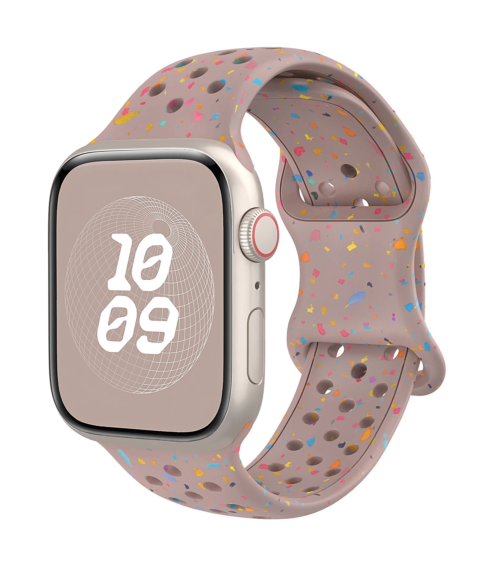 Silicone band for Apple Watch band 40mm 41mm 45mm 44mm 46mm 49mm 42mm Breathable band Apple Watch Series 11 10 9 8 SE 3 Ultra 2