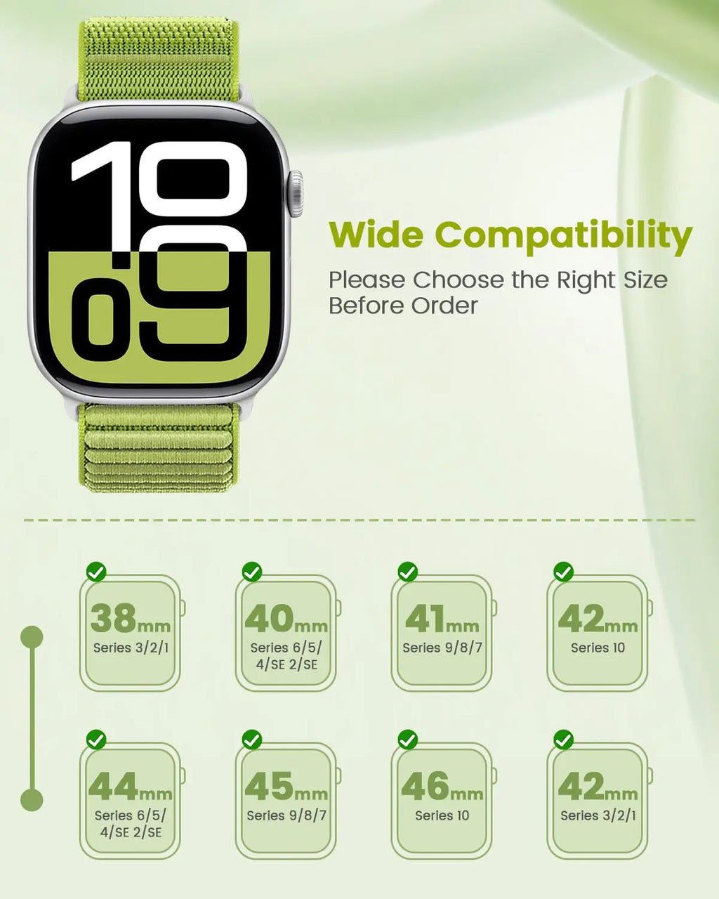 Braided Nylon Loop band for Apple Watch band 42mm 46mm 45mm 44mm 46mm 49mm band brecelet correa Apple Watch Ultra 3 SE 11 10 9 8 7 bands