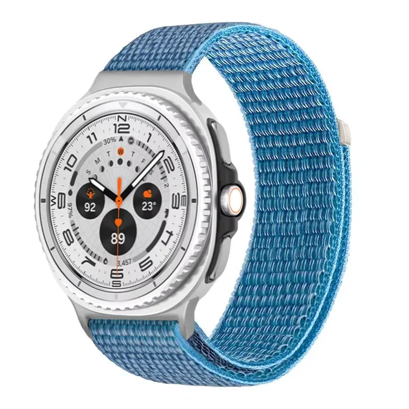 Official Nylon Strap For Samsung Galaxy Watch 8 40mm 44mm Metal Connecting Wristband Bracelet Samsung Galaxy 8 Classic 46mm Band