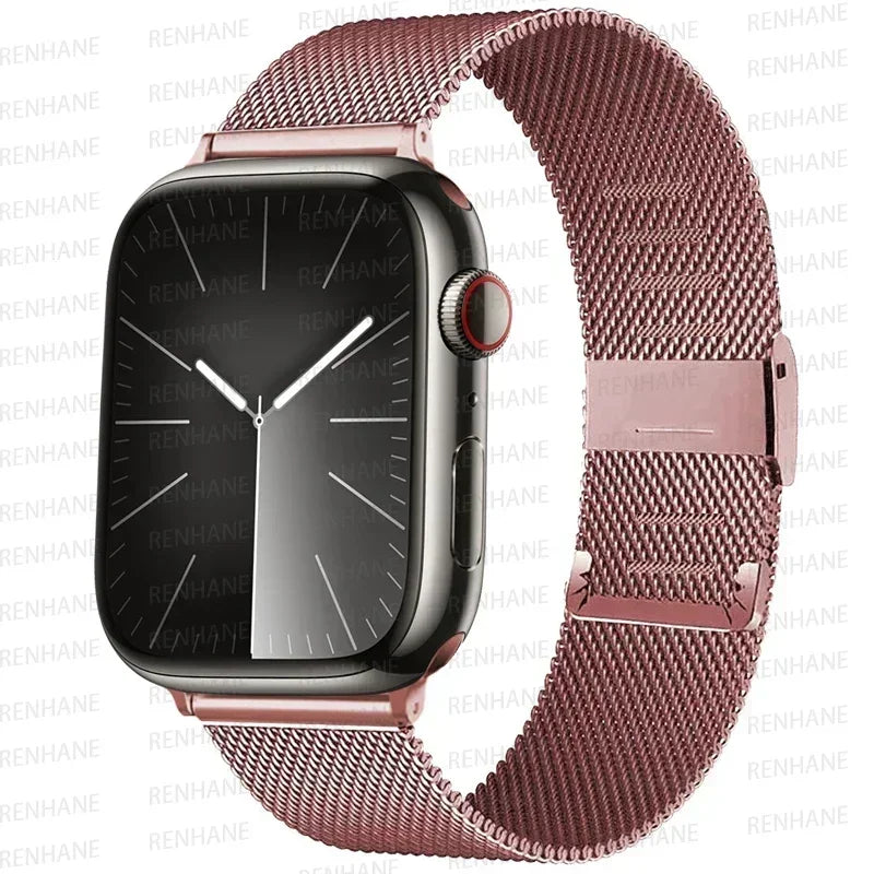 Milan band for Apple Watch band Ultra 2 49mm 40mm 44mm 42mm 40mm 46mm 41mm 45mm Buckle band Apple Watch Series 10 9 8 7 SE 6 5 4