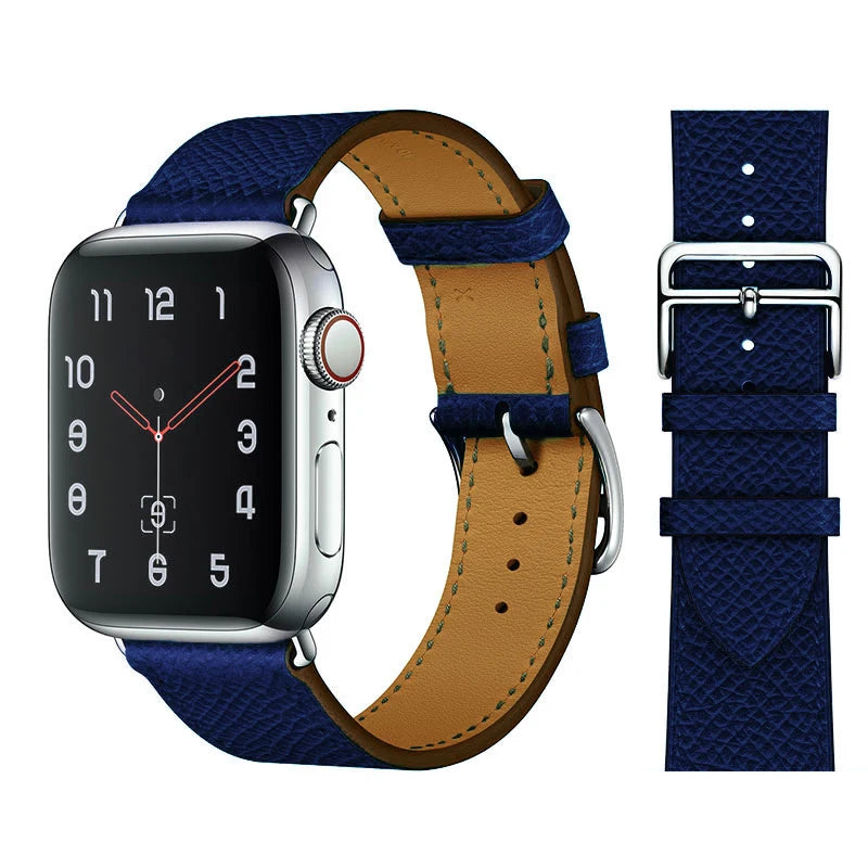 Leather watch band for Apple Watch 11 band 46mm 42mm 44mm 40mm 41mm 45mm 49mm 38mm band Apple Watch Series 10 Ultra3 9 8 7 6 5 SE 3