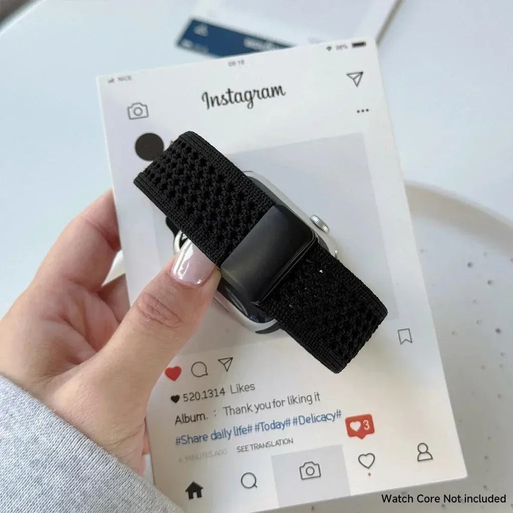 Cartoon Braid Nylon Magnetic Buckle band For Apple Watch Series 10 40mm 41mm 42mm 44mm 45mm 46mm For Apple Watch 10 9 8 6 5 4