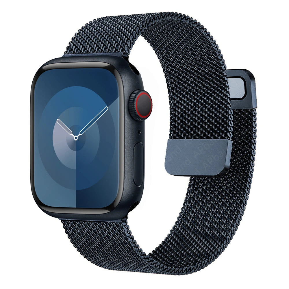 Milanese Loop band For Apple Watch band 44mm 40mm 45mm 49mm 41mm 42mm 38mm Correa band Apple Watch Series 3 4 5 6 SE 7 8 9 Ultra2