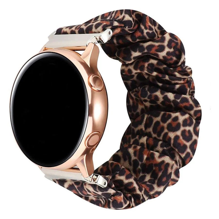 Scrunchie Strap For Samsung Galaxy watch 7/4/5/6 pro 45mm classic 47mm 43mm SOLO LOOP belt correa bracelet HUAWEI GT 2 2e 3 band