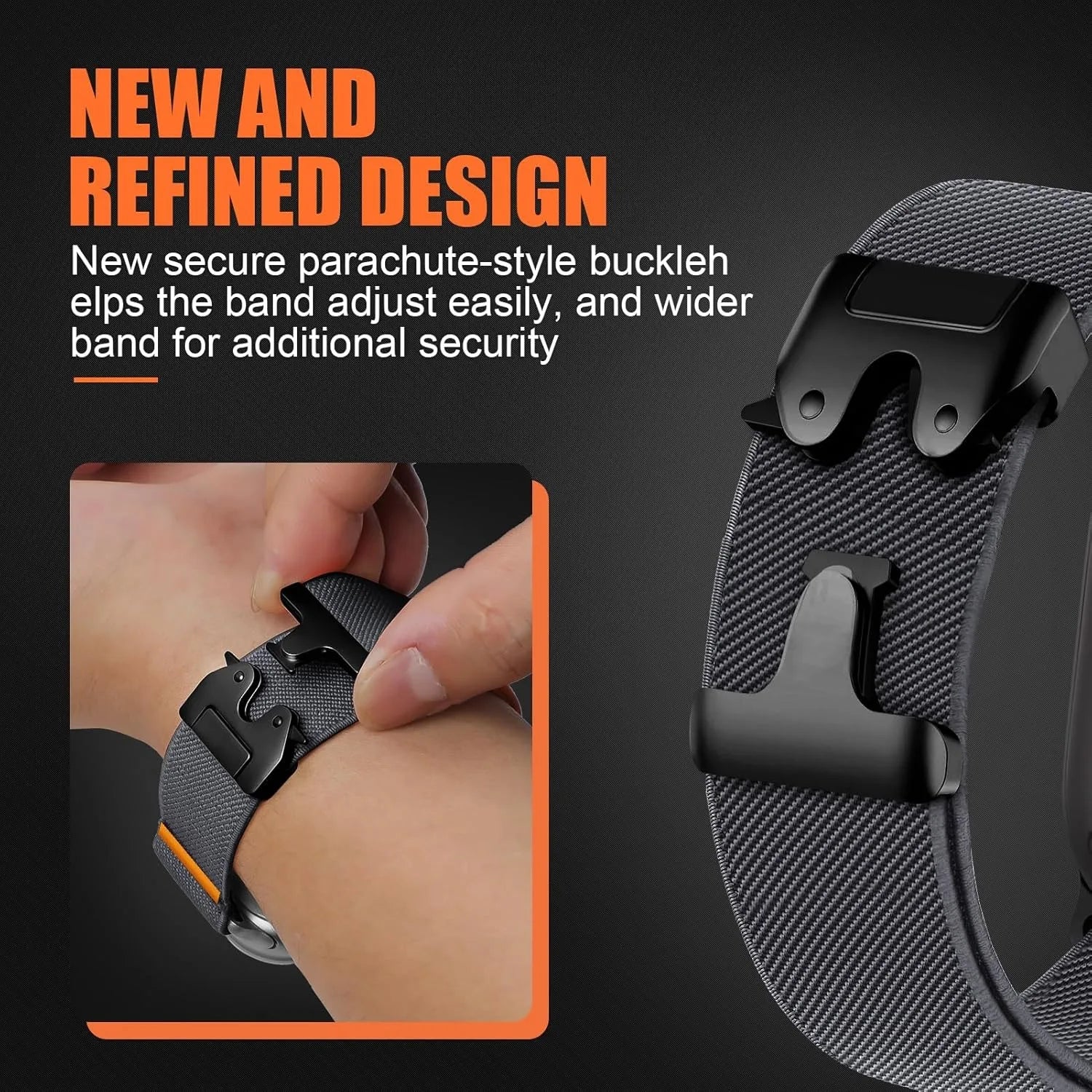 Parachute band For Apple Watch Ultra 2 band 49mm 46mm 42mm 44mm 45mm 40mm 41mm correa band Apple Watch Series 10 9 8 7 6 3 SE