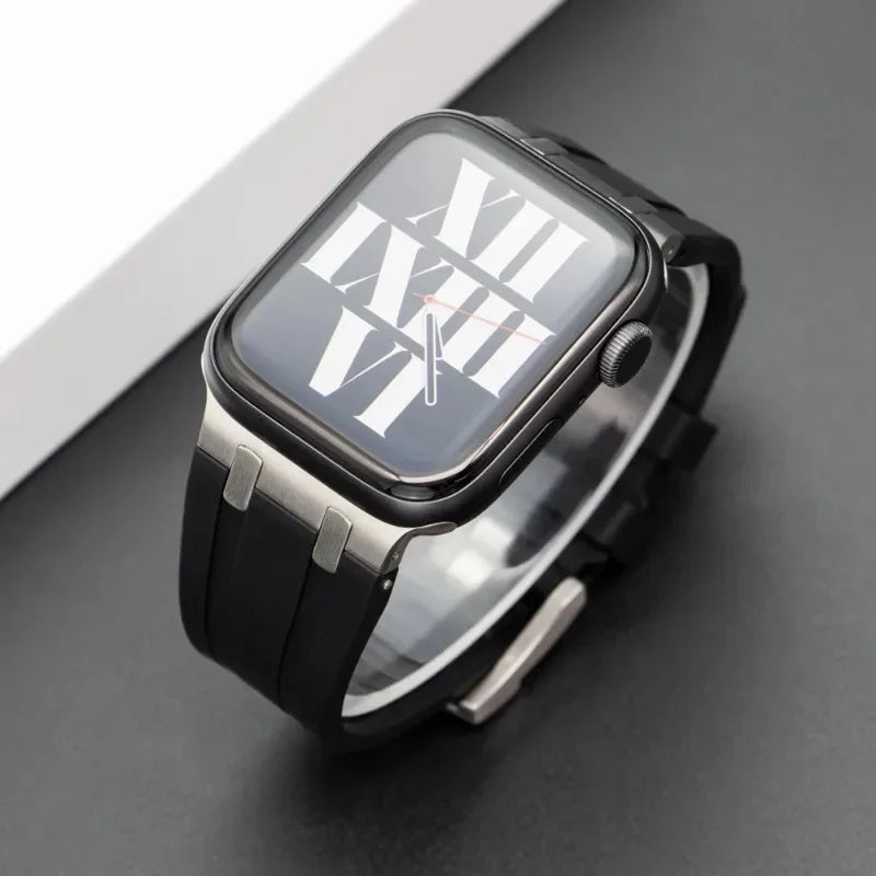 Silicone For Apple Watch Ultra 49mm sport Rubber band For Apple Watch 9 8 7 6 5 4 SE 3 2 1 42mm 44mm 45mm 41mm 40mm 38mm band