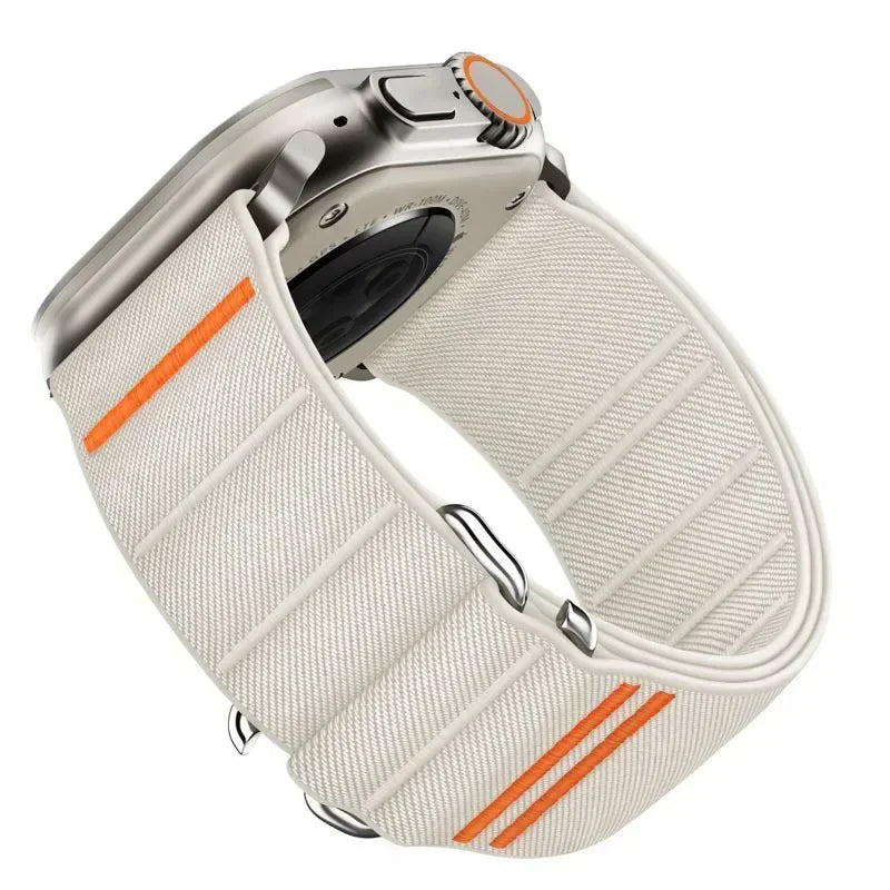 Sport Nylon Loop band for Apple Watch band 49mm 46mm 42mm 45mm 44mm band for Apple Watch Series Ultra 2 10 9 8 7 SE 6 5 4 Correa