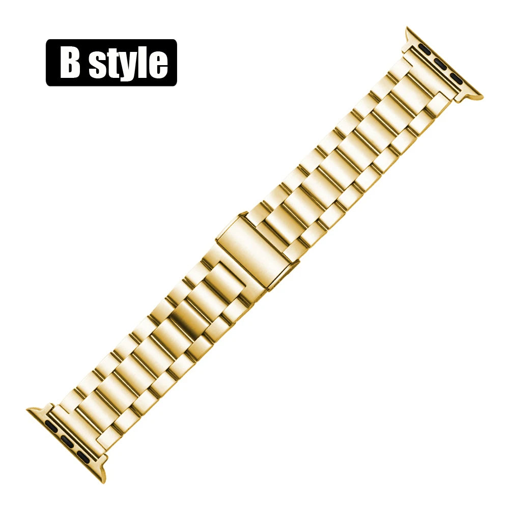 Classic stainless steel Correa for Apple Watch 10 46mm 42mm band Ultra 2 49mm 9 8 7 6 5 4 SE 45mm 44mm 41mm 40mm 3 38mm band