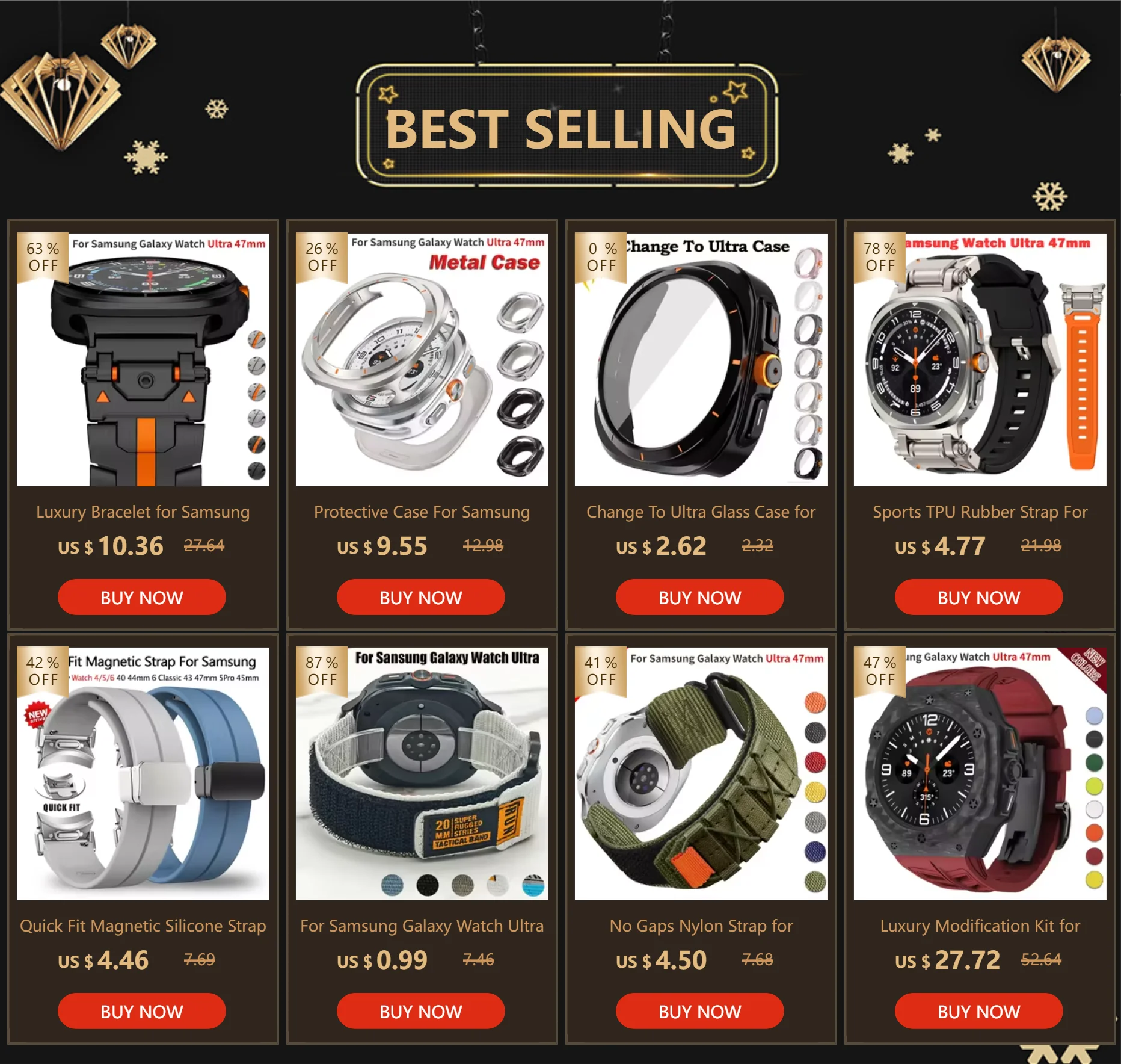 22mm 20mm Wrist Strap for Samsung Galaxy Watch 6 5 4 3 5Pro 40mm 44mm 42mm 46mm Gear S3 Frontier Classic Nylon Woven Sport Band