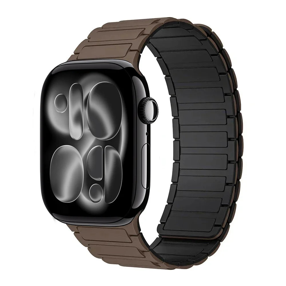 New Sport Silicone band for Apple Watch band Ultra 3 49mm 11 10 46mm 42mm Magnetic band Apple Watch 9 8 7 6 5 SE 45mm 41mm 44mm 40mm