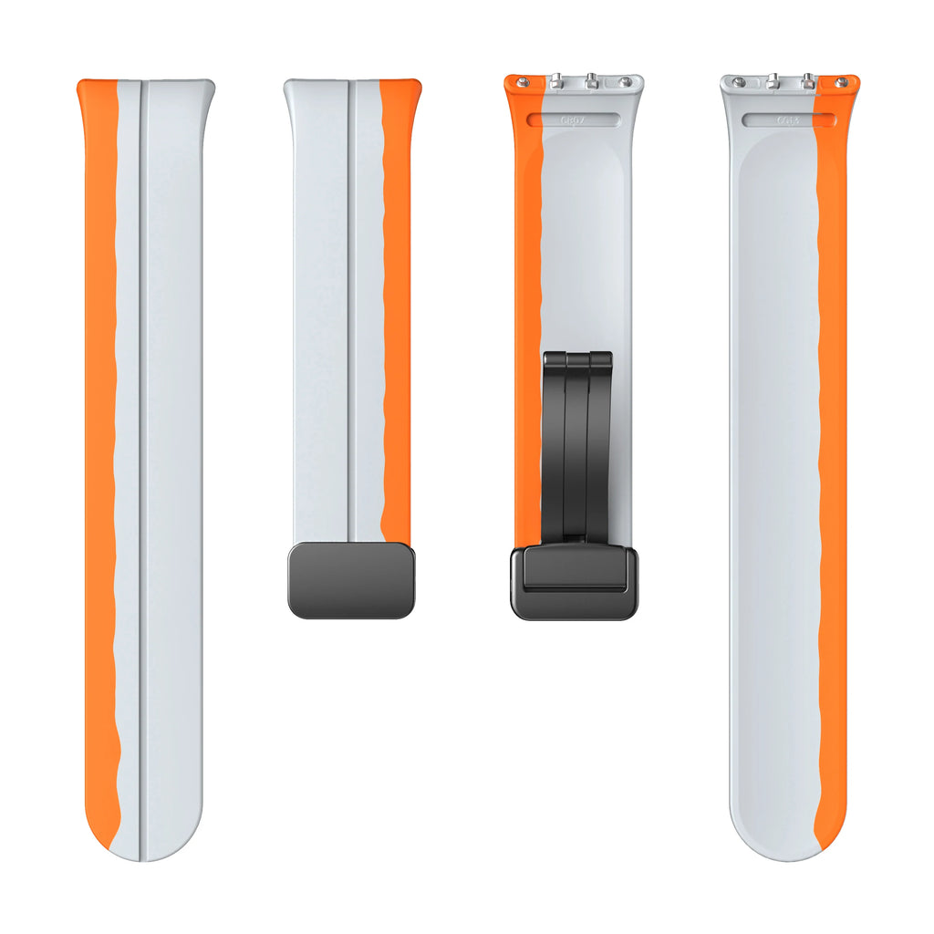 Sports Silicone Band For Samsung Galaxy Fit3 Fit 3 SM-R390 Magnetic D Buckle Strap Wristband Bracelet Replacement Accessories