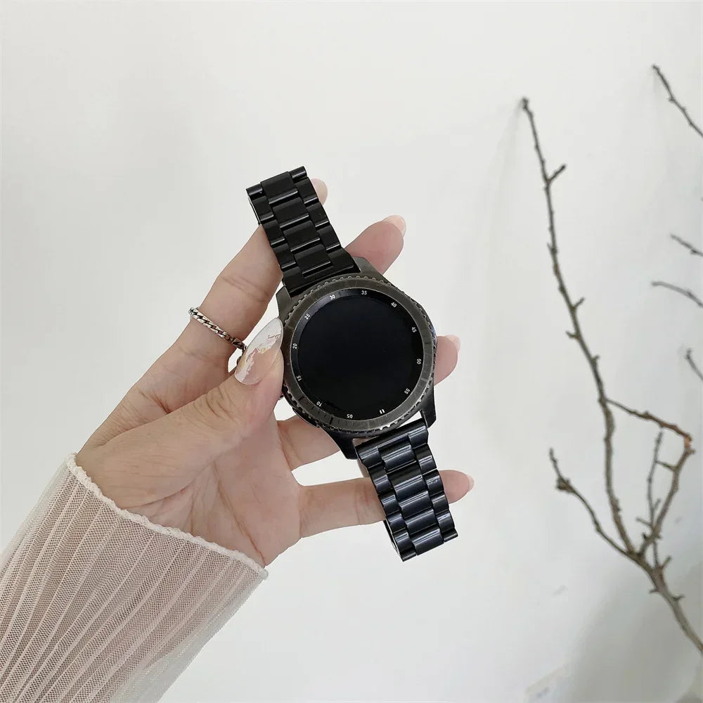 20mm/22mm Resin strap For Samsung Galaxy watch 7 6 5 pro/4-6 classic 46/42mm/Active 2 Bracelet smartwatch Amazfit Bip 6 5 Band
